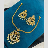 Sona Covering Glamorous Austrian Stone And Pearl Necklace Set