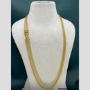Sona Covering Gold Plated Austrian Stone Multi Layer Temple Long Necklace Set