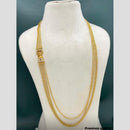 Sona Covering Gold Plated Austrian Stone Multi Layer Temple Long Necklace Set