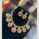Sona Covering Glamorous Jadau Pota Stone Designer Necklace Set