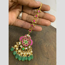 Sona Covering Designer Pota StonePearl And Beads Jadau Maangtikka