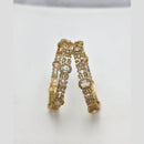 Sona Covering Ethnic Gold Plated Crystal Stone Bangles Set