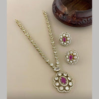 Sona Covering Elegant Pota Stone Necklace Set