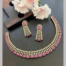Sona Covering Glamorous Crystal Stone And Austrian Stone Necklace Set
