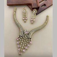 Sona Covering Glamorous Crystal Stone And Austrian Stone Necklace Set
