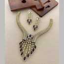 Sona Covering Glamorous Crystal Stone And Austrian Stone Necklace Set
