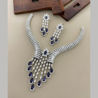Sona Covering Glamorous Crystal Stone And Austrian Stone Necklace Set