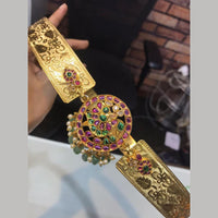 Sona Covering Traditional Pota Stone Beads  And Pearl Kamarbandh
