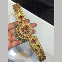 Sona Covering Traditional Pota Stone Beads  And Pearl Kamarbandh