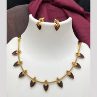 Sona Covering Luxury  Pota Stone And Pearl Necklace Set