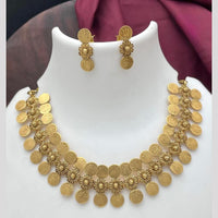Sona Covering Gold Plated Temple Necklace Set