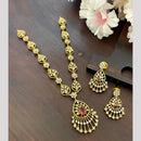 Sona Covering Glamorous Crystal Stone And Austrian Stone Necklace Set
