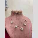 Sona Covering Glamorous Pota Stone And Austrian Stone Necklace Set