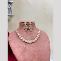 Sona Covering Designer Polki Kundan Stone Jewellery Necklace Set