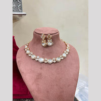 Sona Covering Designer Polki Kundan Stone Jewellery Necklace Set