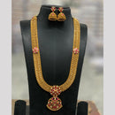 Sona Covering Luxury  Pota Stone Pearl And Beads Long Necklace Set