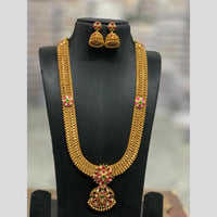 Sona Covering Luxury  Pota Stone Pearl And Beads Long Necklace Set