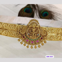 Sona Covering Traditional Pota Stone And Pearl Temple Design Kamarbandh for Women