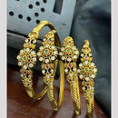 Sona Covering Premium Pota Stone Designer Bangles Set