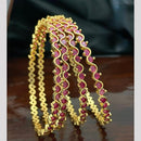 Sona Covering Premium Pota Stone Bangles Set