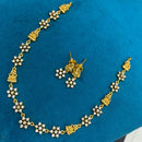 Sona Covering Sparkling Austrian Stone Elegant Temple Necklace Set