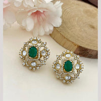 Sona Covering Gorgeous Pota Stone Party Wear Studs Earrings