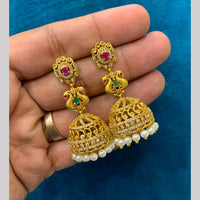 Sona Covering Elegant Austrian Stone Jhumki Earrings