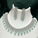 Sona Covering Designer American Daimond Necklace Set