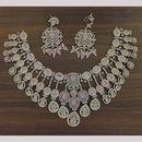 Sona Covering Designer American Daimond Necklace Set