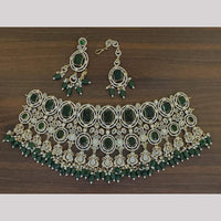 Sona Covering Designer American Daimond Choker Necklace Set