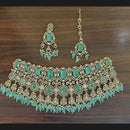 Sona Covering Designer American Daimond Choker Necklace Set