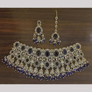 Sona Covering Designer American Daimond Choker Necklace Set