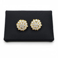 Sona Covering Sparkle Austrain Stone Studs Earrings