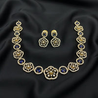 Sona Covering Glamorous Austrian Stone Necklace Set