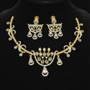 Sona Covering Glamorous Crystal Stone Necklace Set