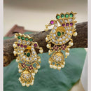 Sona Covering Sparkle Austrain Stone Peacock Jhumki Earrings