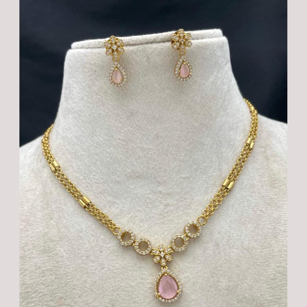 Sona Covering Glamorous Austrian Stone Necklace Set
