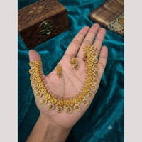 Sona Covering Glamorous Pota Stone  Necklace Set