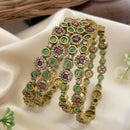 Sona Covering Elegance Glow Austrain And Pota Stone Bangles Set