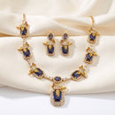 Sona Covering Premium American Diamond Designer Necklace Set