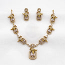 Sona Covering Premium American Diamond Designer Necklace Set