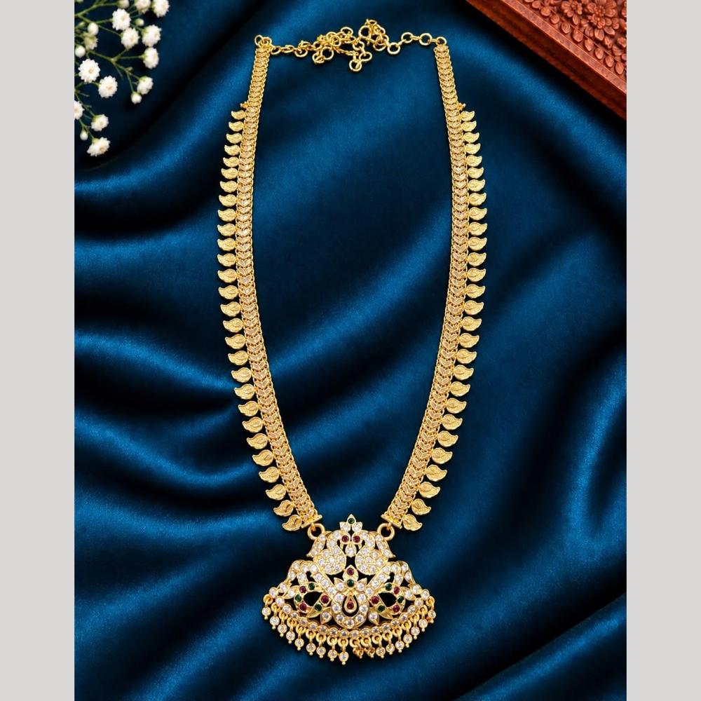 Sona Covering Elegant Pota Stone Long Necklace
