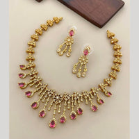 Sona Covering Classic American Diamond Designer Jewellery Necklace Set