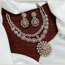 Sona Covering Classic American Diamond Designer Jewellery Necklace Set