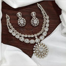 Sona Covering Classic American Diamond Designer Jewellery Necklace Set