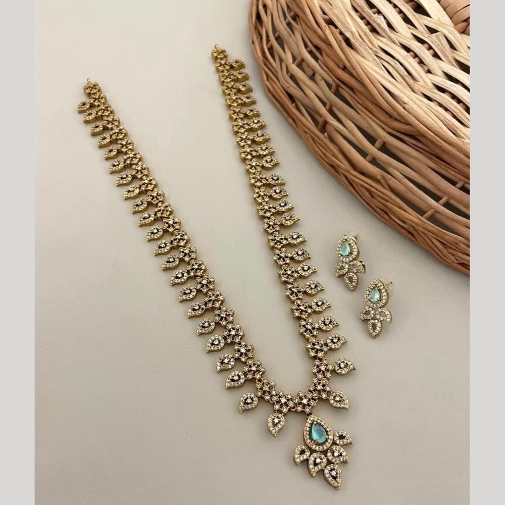 Sona Covering Classic American Diamond Designer Jewellery Necklace Set