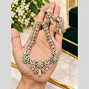 Sona Covering Classic American Diamond Designer Jewellery Necklace Set