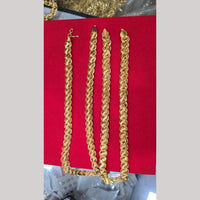 Pooja Sales Elegant Gold Plated Men's Chain