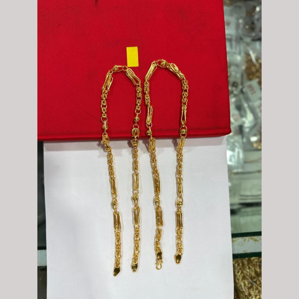 Pooja Sales Elegant Gold Plated Men's Chain