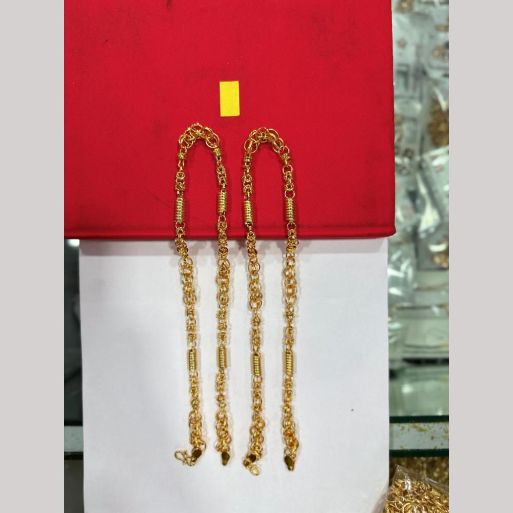 Pooja Sales Elegant Gold Plated Men's Chain